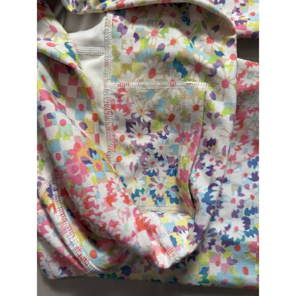 Fabletics/Powerhold Patch Daisy Floral Leggings Women Medium - Picture 11 of 12